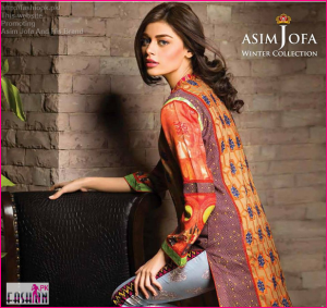 Asim Jofa Latest Khaddar Collection 2014-15