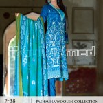 Pashmina Woolen Collection By Gul Ahemd P-38 Fall Winter Collction 2014-15