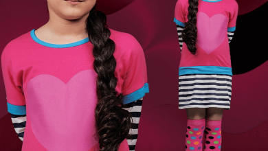 Latest Kids Wear Dress For Grilz Winter Collection