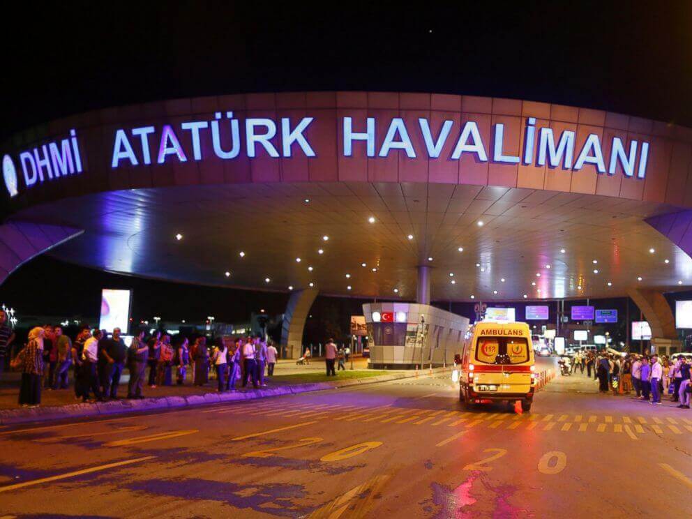 Turkish city of Istanbul Ataturk International Airport Attack