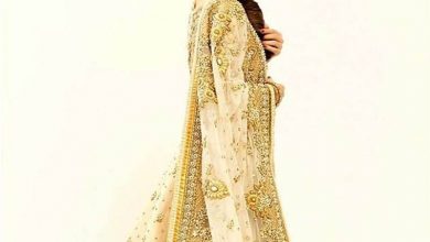 Ayeza Khan in a Rizwan Bayg bridal