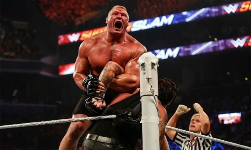 Brock Lesnar One Year Ban For Ring