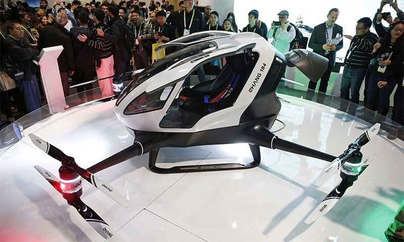 Passengers will travel on the Drones in Dubai